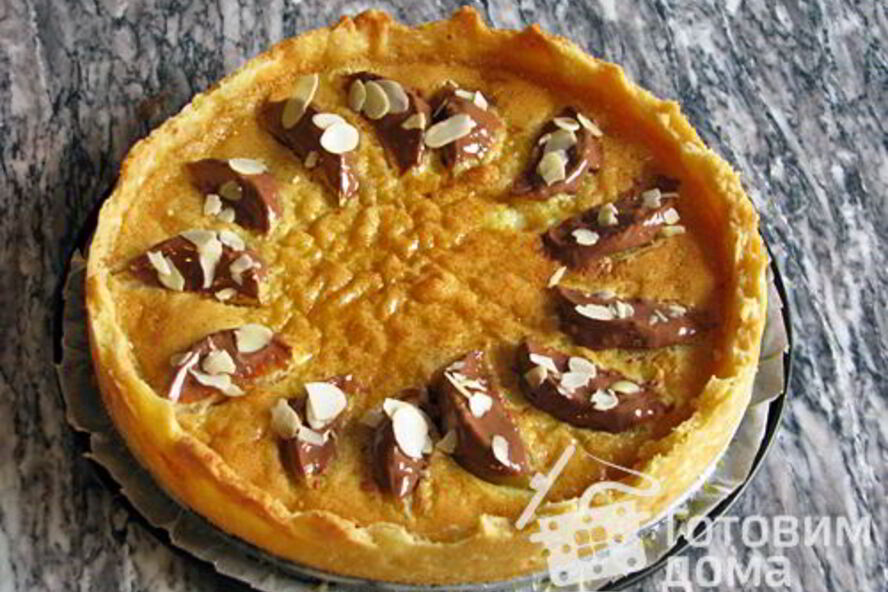 Рецепт марципановый тарт с яблоками