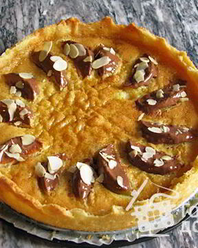 Марципановый тарт с яблоками