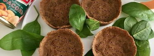 мини-тарты с салатом из индейки и овощей. Шаг 14