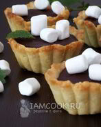 Мини-тарты с шоколадом