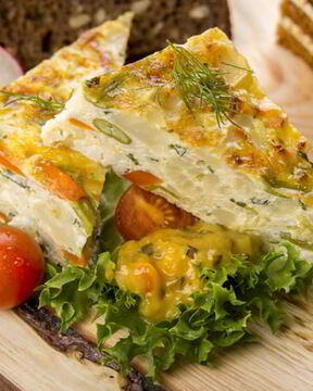 Морковный тарт с травами