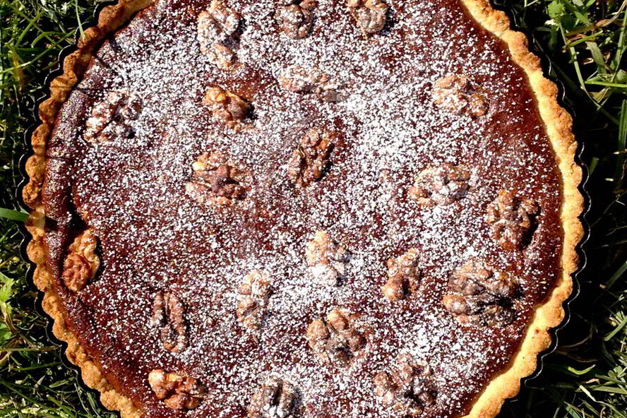 Рецепт ореховый тарт с шоколадом