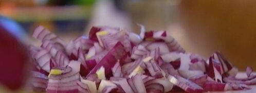 рисовый тарт с карамелизированным луком, сыром и грецкими орехами. Шаг 3