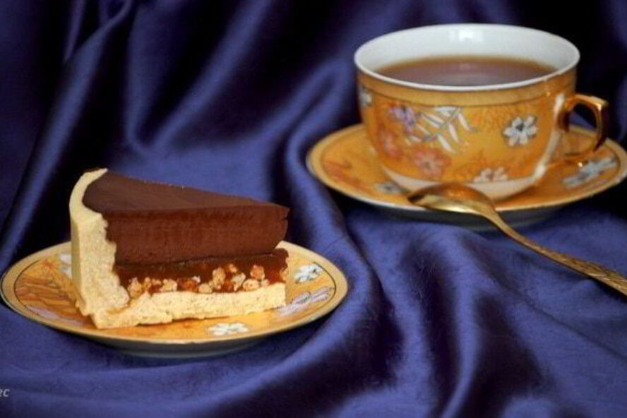 Рецепт шоколадно-карамельный тарт