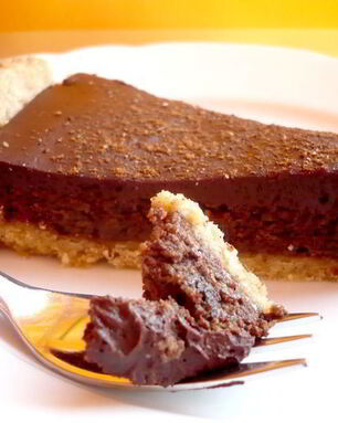 Шоколадно-сливочный тарт Только мысли все о нем и о нем