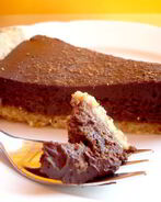 Шоколадно-сливочный тарт Только мысли все о нем и о нем