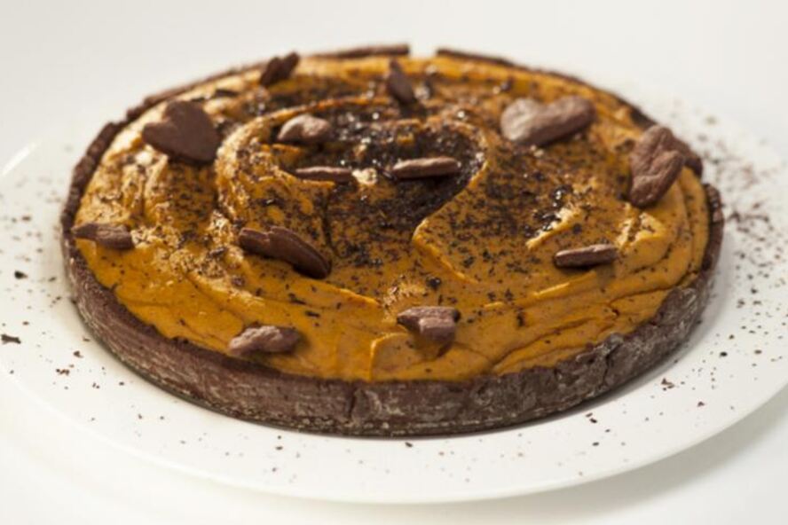 Рецепт шоколадно-тыквенный тарт