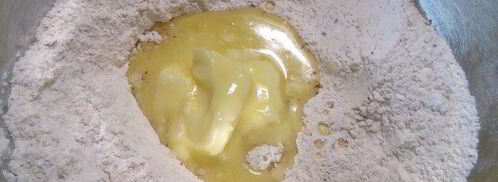 сливовый тарт с ореховым безе. Шаг 2