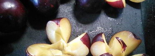 сливовый тарт с ореховым безе. Шаг 4