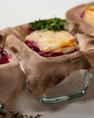 Свекольная тартелла с тмином