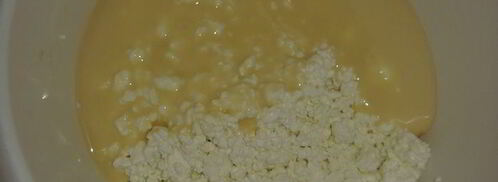 тарт без выпечки с творогом и нектаринами. Шаг 3