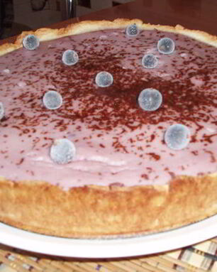 Тарт йогуртово-творожно-банановый