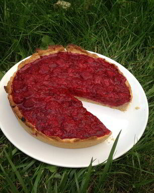 Тарт из малины