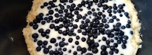 тарт с черникой и нежным кремом в мультиварке. Шаг 8