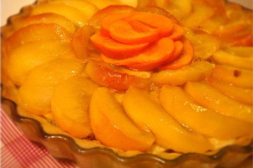 Рецепт тарт с карамелизованными яблоками