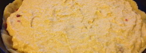 тарт с малиной и заварным медовым кремом. Шаг 7