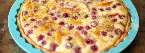 тарт с малиной, нектаринами и тимьяном. Шаг 7