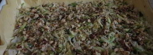 тарт с цукини, рисом и орехами. Шаг 7