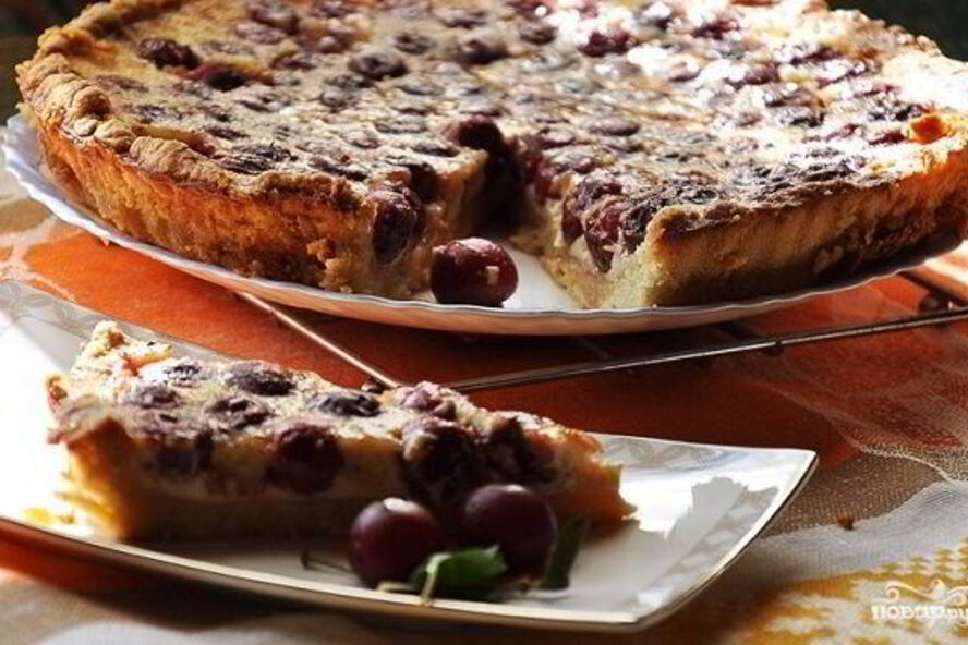 Рецепт тарт с вишней и белым шоколадом