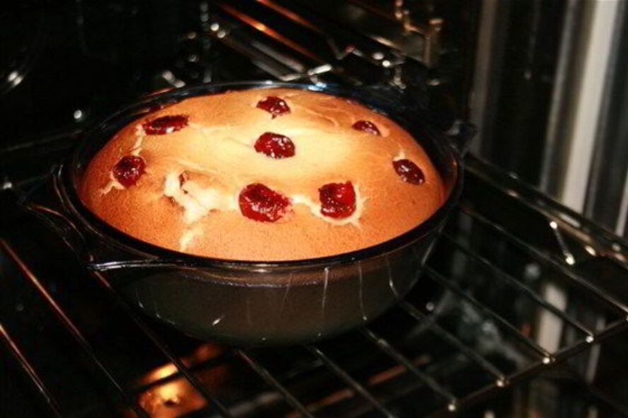 Рецепт тарт с вишней и творогом