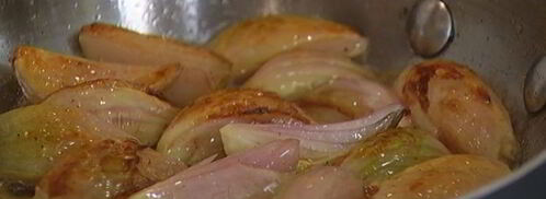 тарт татен со свеклой и шалотом. Шаг 4