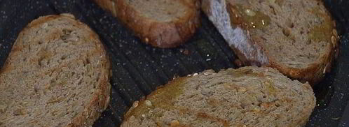 тартин с запеченным сладким перцем и тунцом. Шаг 6