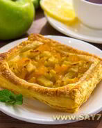 Тарты с тыквой и яблоками