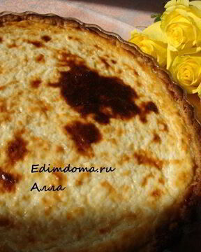 Творожно-кокосовый тарт