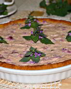 Творожно-вишневый тарт