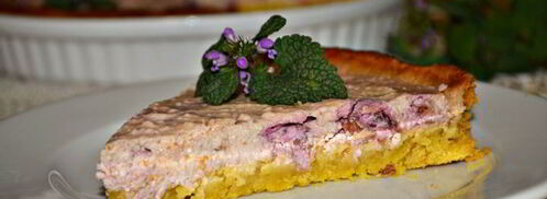 творожно-вишневый тарт. Шаг 12