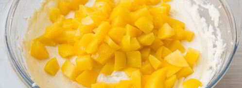 творожный тарт с персиками. Шаг 16