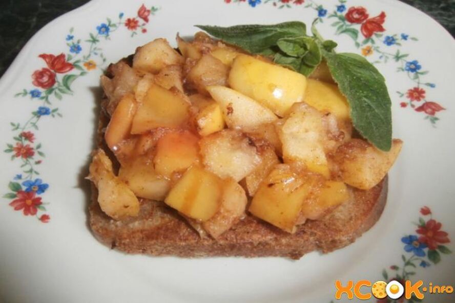 Рецепт французские тосты с яблоками