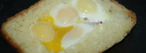 детская яичница малыши в домике. Шаг 4