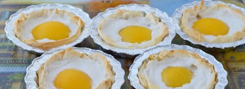 постный десерт яичница. Шаг 3