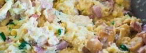 яичница-болтунья в слоеном тесте. Шаг 2