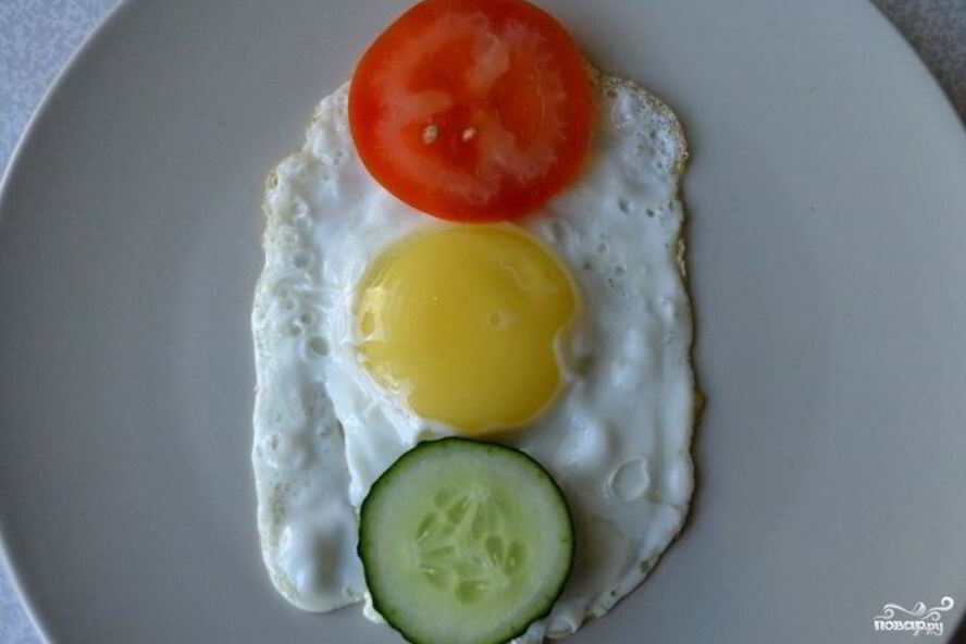 Рецепт яичница для детей