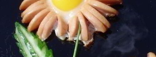 яичница ромашки. Шаг 3