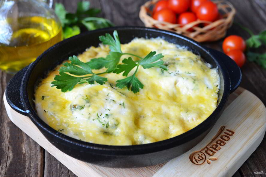 Рецепт яичница с кабачками и помидорами