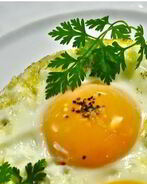 Яичница с кабачками на завтрак