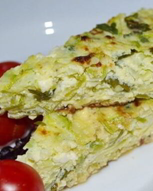 Яичница с кабачками