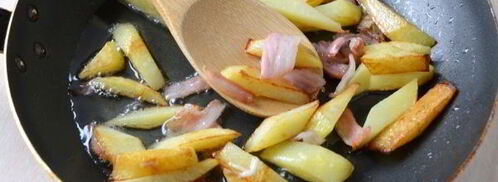 яичница с картофелем и беконом в духовке. Шаг 3