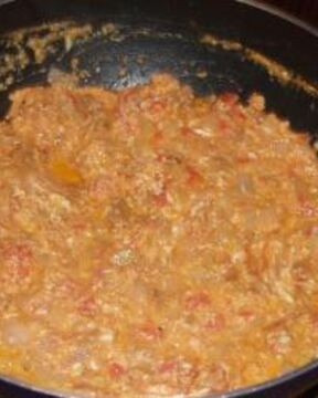 Яичница с лисичками