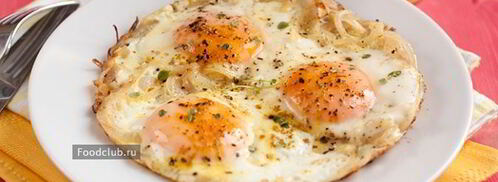 яичница с луком. Шаг 5