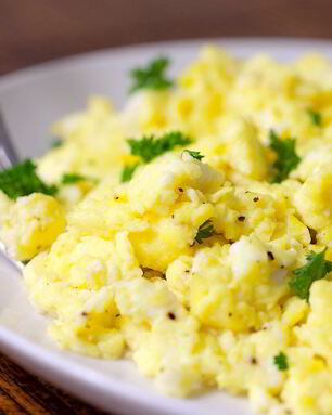 Яичница с сыром