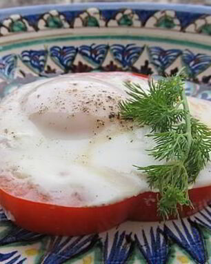 Яичница с жидким желтком