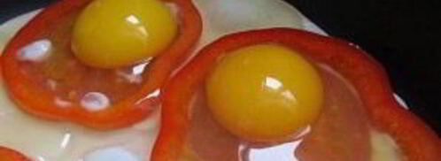 яичница с жидким желтком. Шаг 2