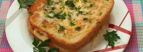 яичница в бутерброде. Шаг 6