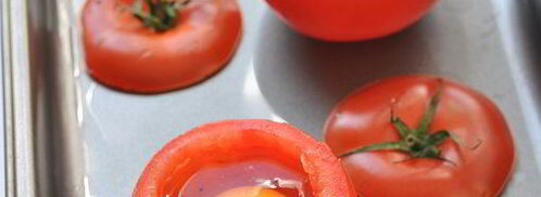 яичница в помидорах. Шаг 4