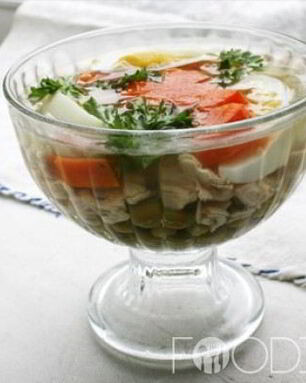Заливное из курицы