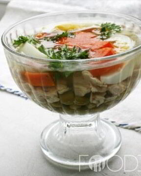 Заливное из курицы